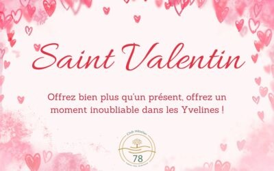 Saint Valentin : Offrez bien plus qu’un présent, offrez un moment inoubliable dans les Yvelines !